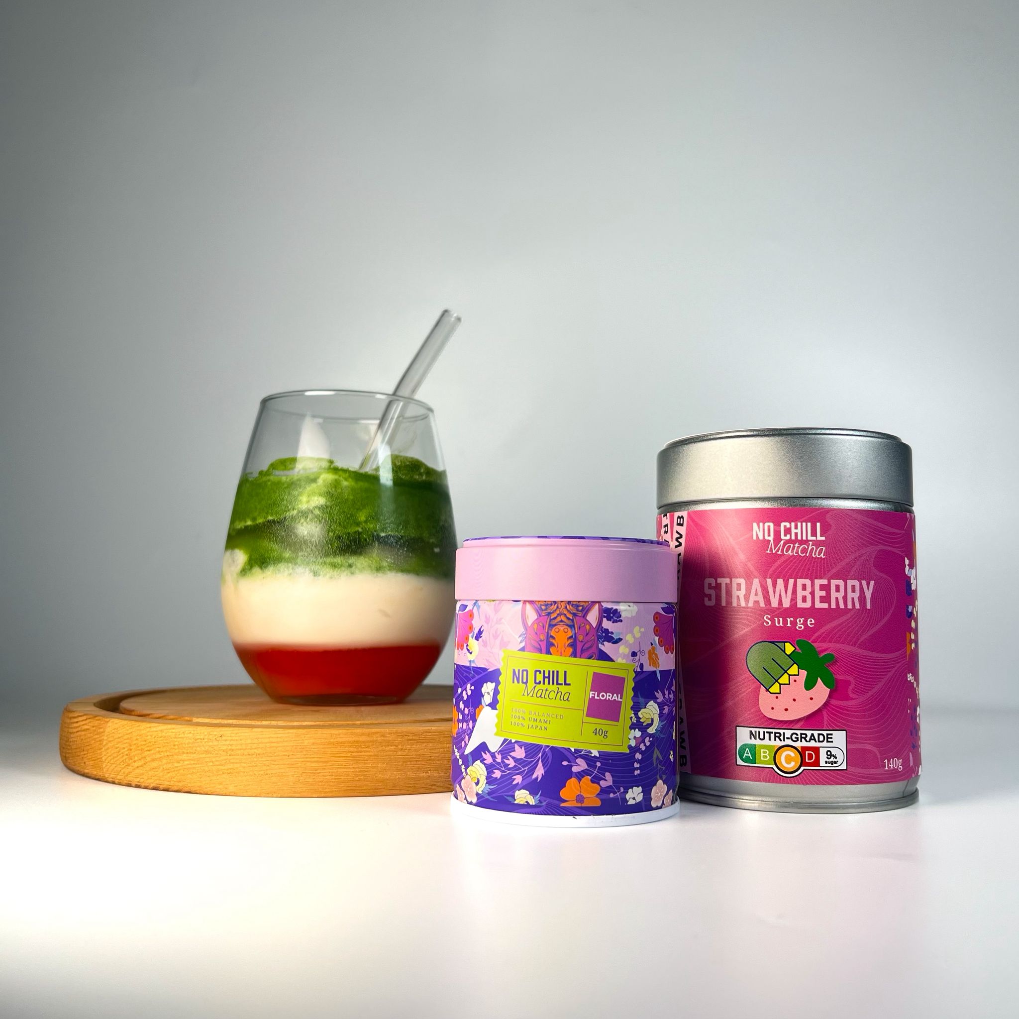 Strawberry Surge | Strawberry Matcha Latte