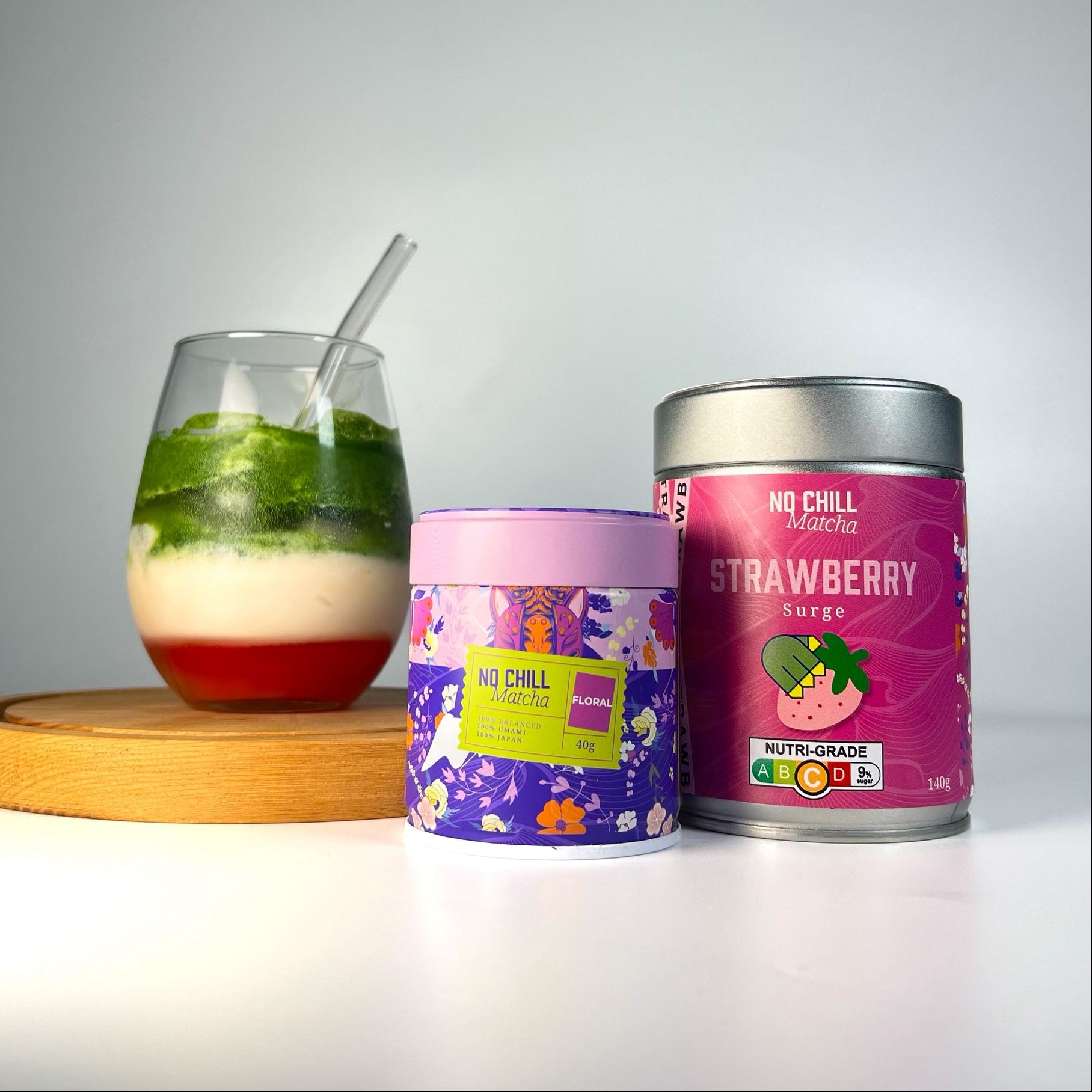 Strawberry Surge | Strawberry Matcha Latte